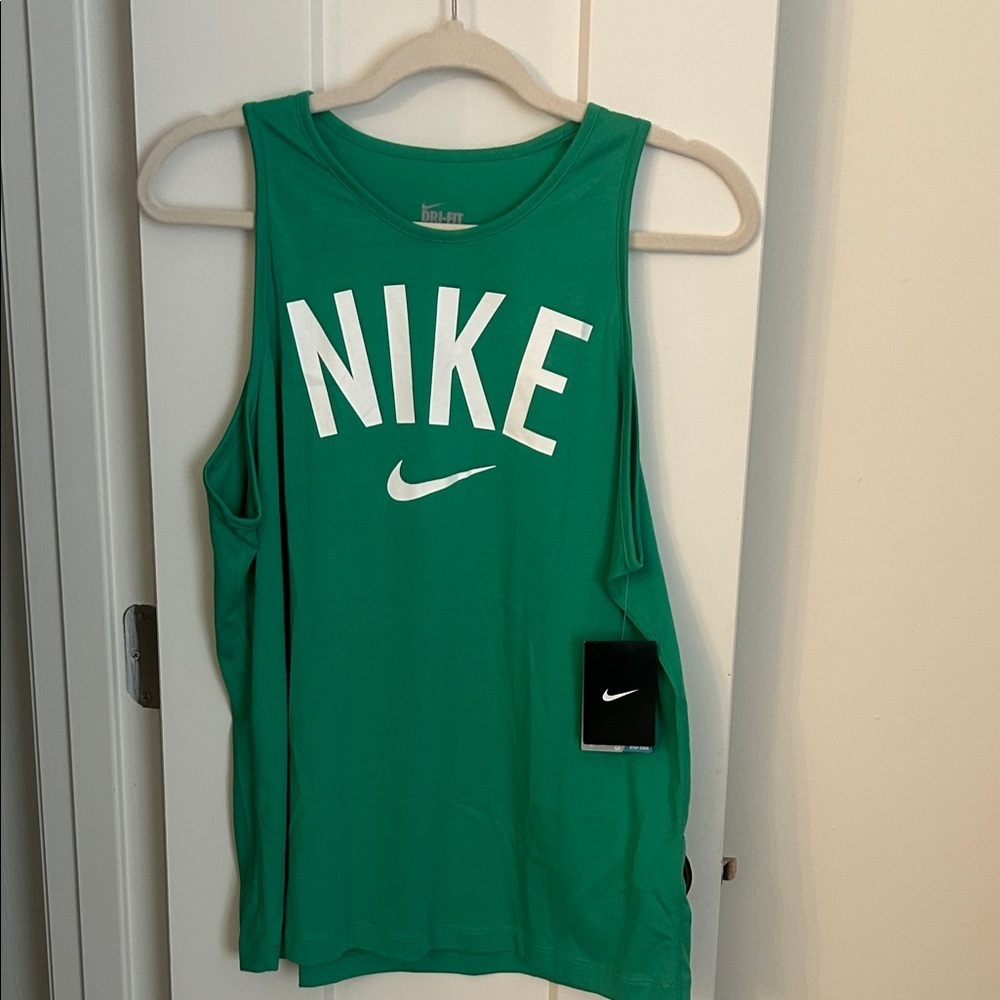 Nike Emerald Green Sleeveless Top Size Large